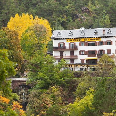 Hostal Les Fonts Castellar De N'Hug Exterior photo