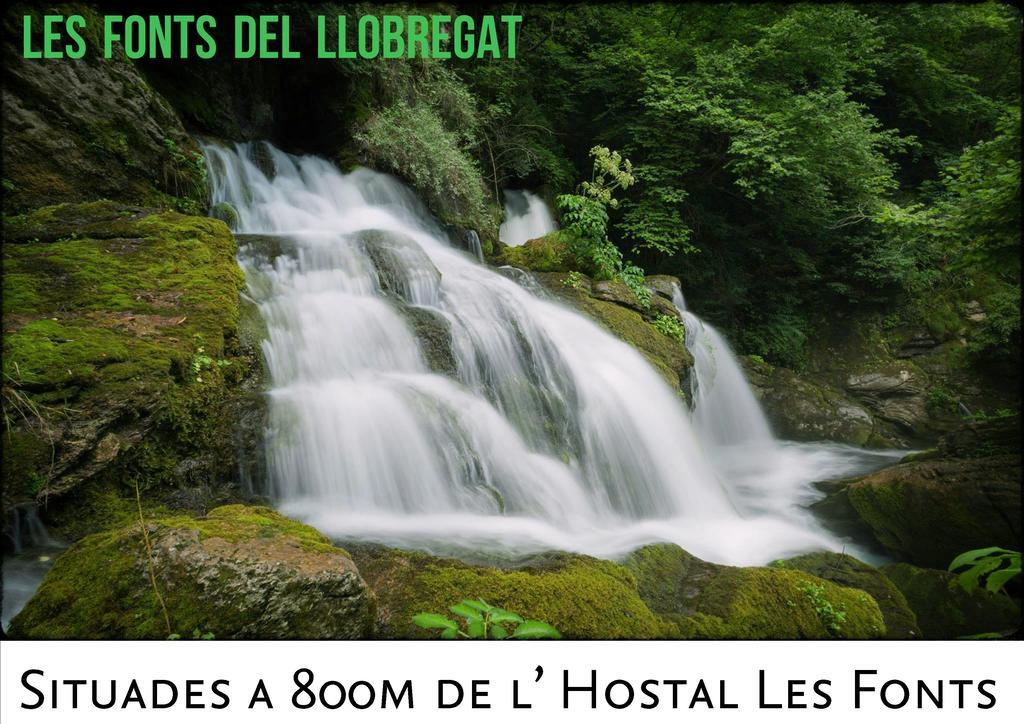 Hostal Les Fonts Castellar De N'Hug Exterior photo